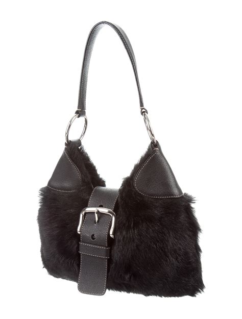 fur bag prada|farfetch Prada purses.